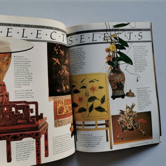 August 1987 City & Country Home Magazine Canadian Lifestyle Interior Design - Picture 5 of 5